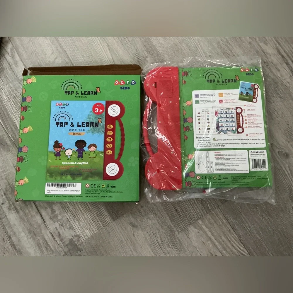 Bilingual Toddler Electronic Learning Toy - Switch between English & Spanish